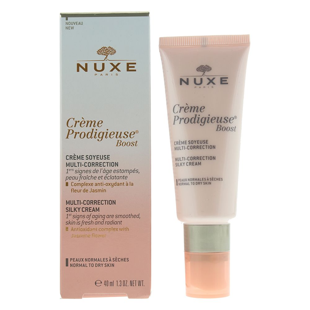 This silky multi-correction first wrinkle cream with an anti-oxidant complex containing jasmine flower helps to combat the harmful effects of everyday life while respecting your skin's natural balance. Skin appears fresher and more radiant. Skin looks smoother, less lined and fuller. Its velvety texture provides softness and comfort for normal to dry skin.