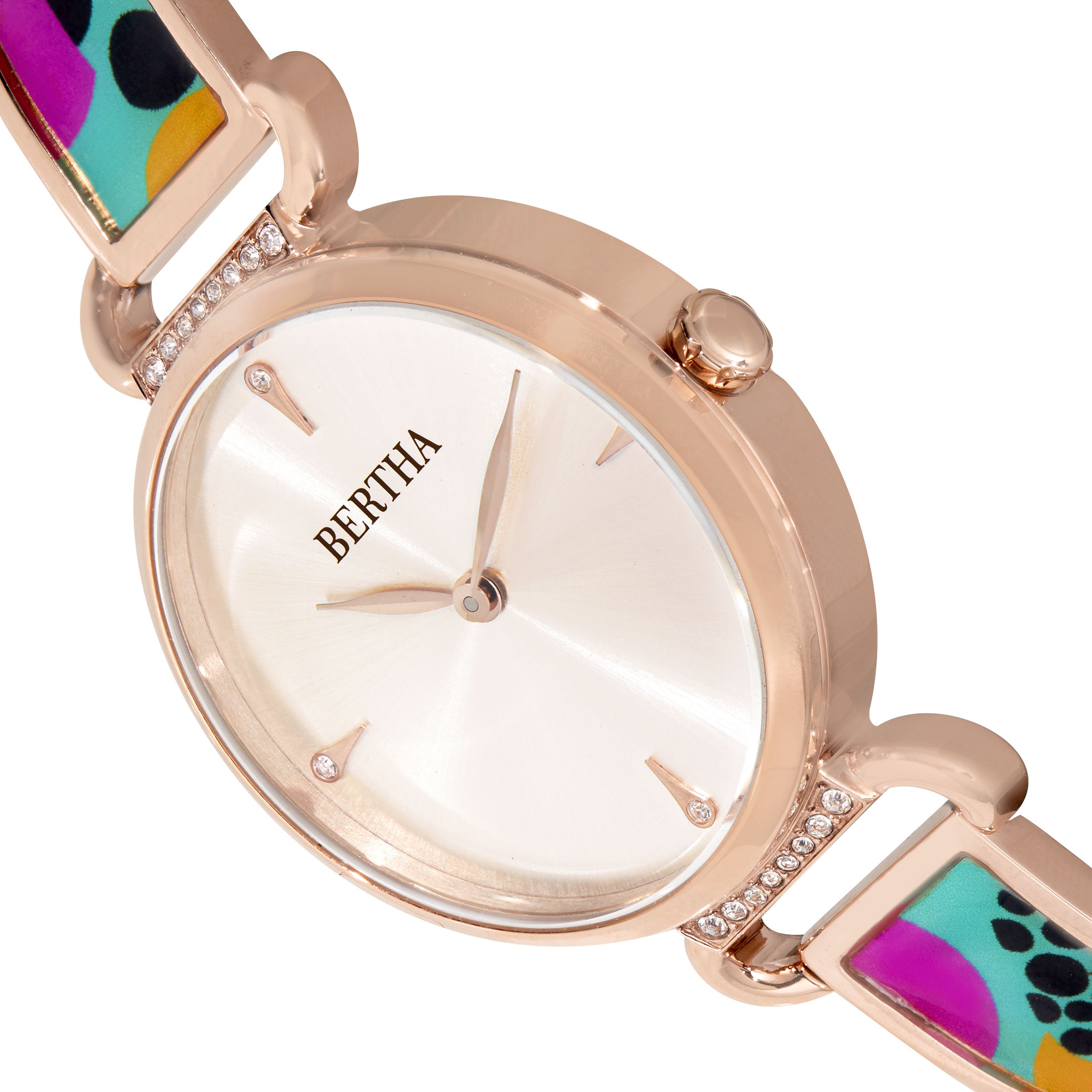 Bertha Katherine EnamelDesigned Bracelet Watch