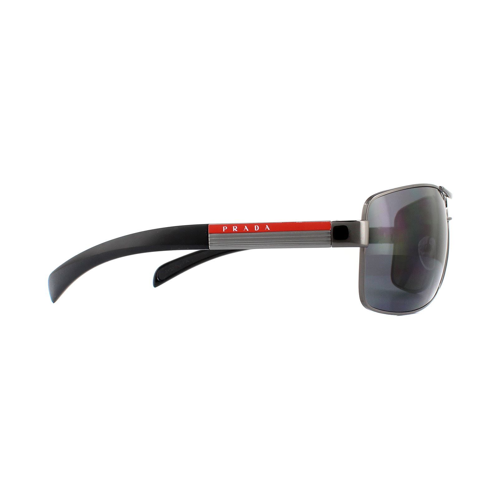 Prada Sport Sunglasses 54IS 5AV5Z1 Gunmetal Grey Polarized