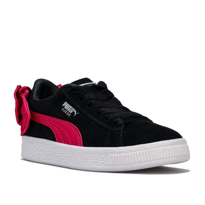 puma bow trainers pink