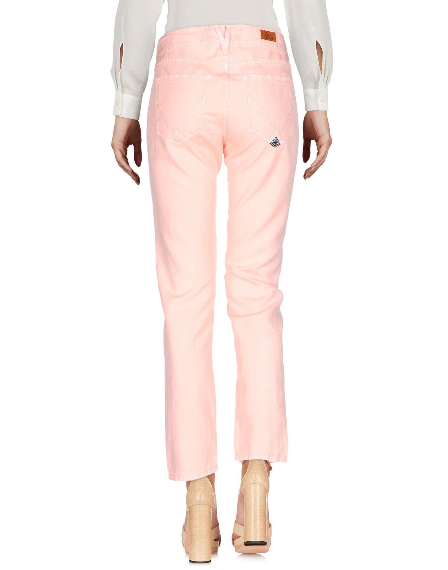 Trousers Women's Roÿ Roger's Salmon Pink Linen