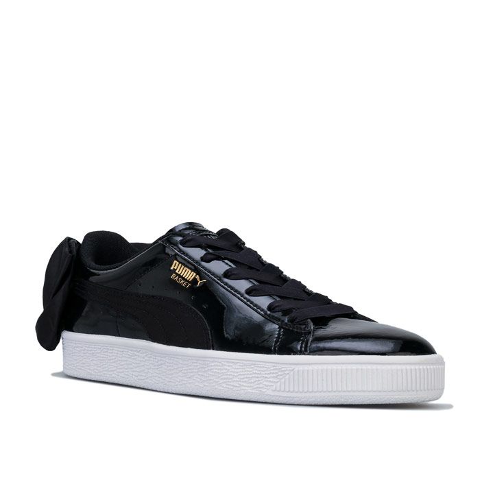 puma basket bow trainers