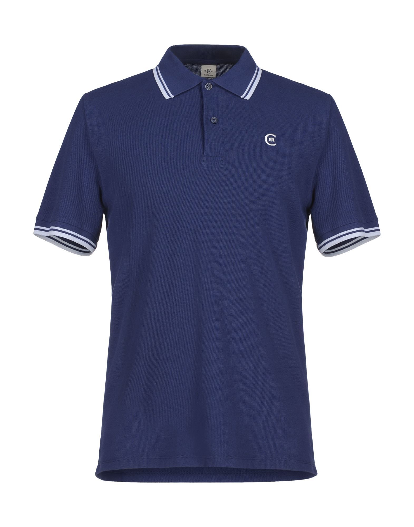 Cerruti 1881 Blue Cotton Short Sleeve Polo Shirt