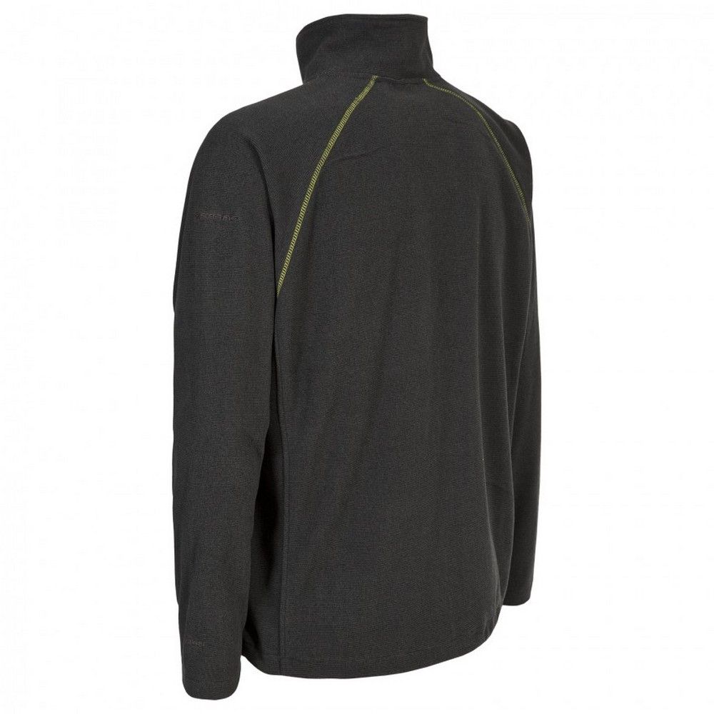 Marl rib fleece. 3 zipped pockets. Drawcord at hem. Contrast check pocket zip. Contrast coverstitch detail at armhole. Flat cuff. 100% Polyester. Trespass Mens Chest Sizing (approx): S - 35-37in/89-94cm, M - 38-40in/96.5-101.5cm, L - 41-43in/104-109cm, XL - 44-46in/111.5-117cm, XXL - 46-48in/117-122cm, 3XL - 48-50in/122-127cm.