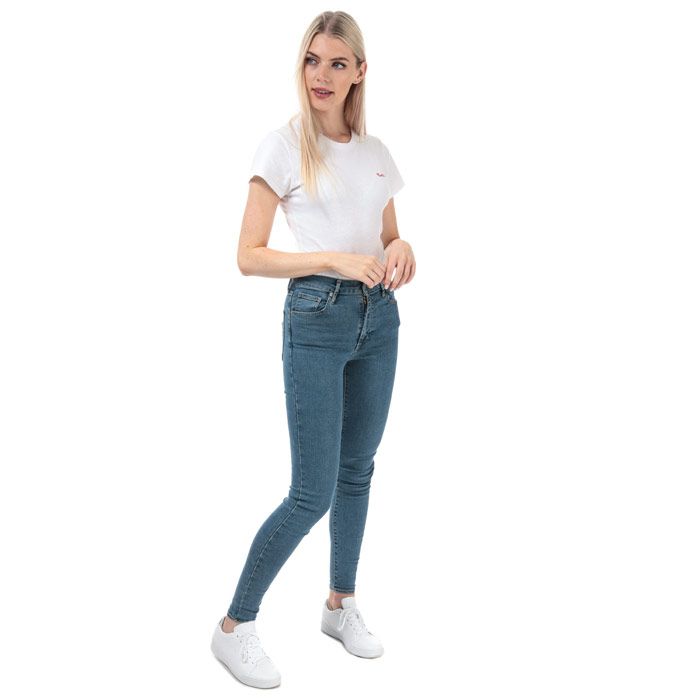 Levi's Women's Mile High Ankle Super Skinny Jeans in denim.- Levi's branded waist patch.- Extra High Rise.- Slim through hip and thigh.- Iconic Levi's tab to the rear pocket.- Zip and button fastening.- Three front pockets.- Two rear pockets.- Main: 85% cotton  9% polyester  6% elastane. Machine washable.- 227910089