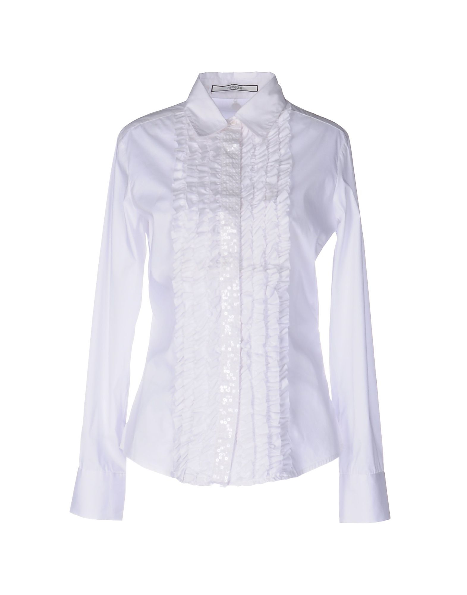 Nenette White Cotton Poplin Shirt