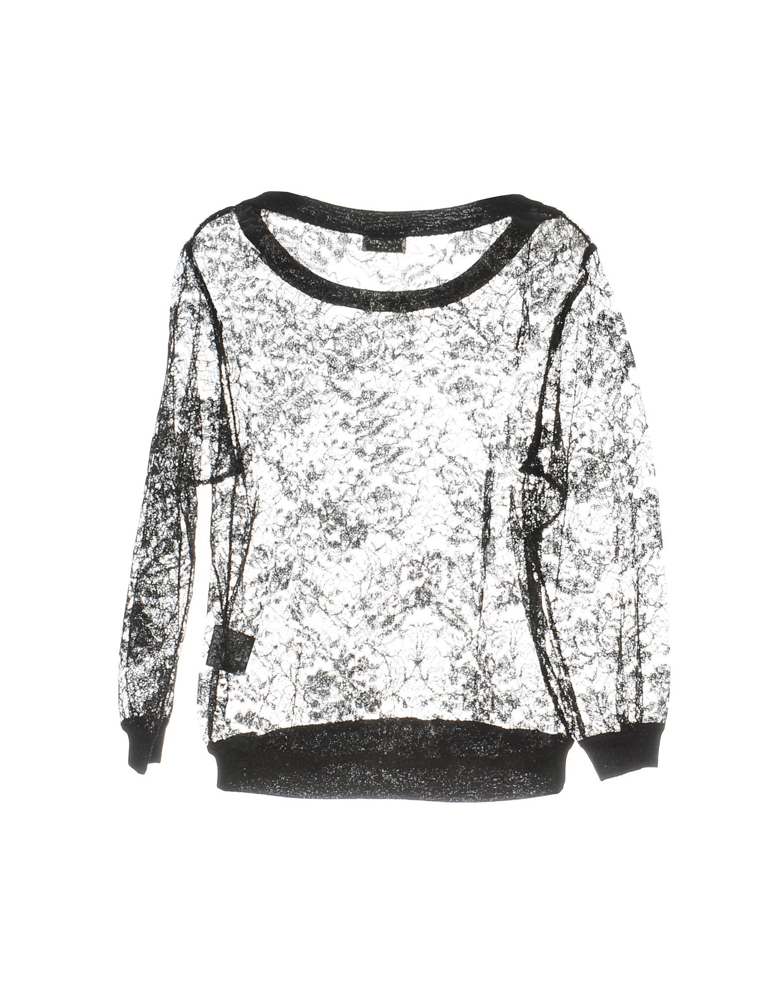 knitted, lace, lamé, no appliqués, solid colour, long sleeves, no pockets, round collar