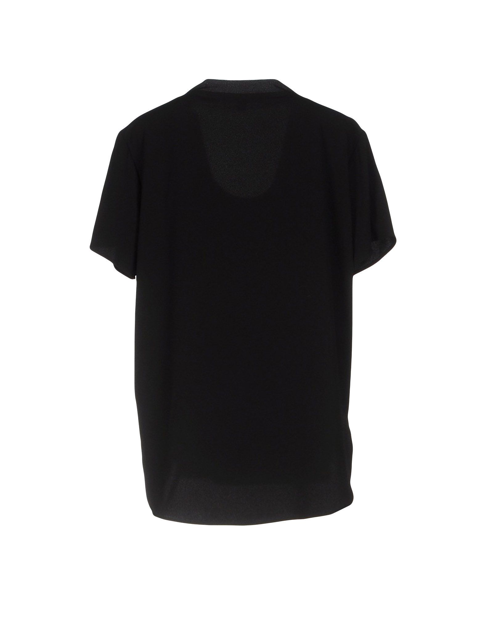 Crepe<br>No appliqu�s<br>Solid colour<br>Round collar<br>Short sleeves<br>No pockets<br>