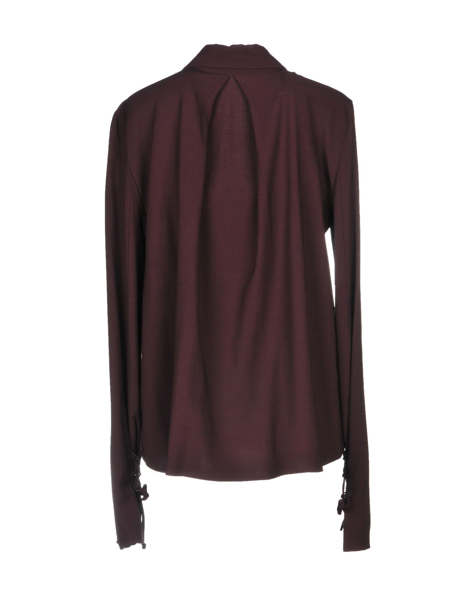 crepe, lacing, basic solid colour, long sleeves, classic neckline, no pockets, stretch
