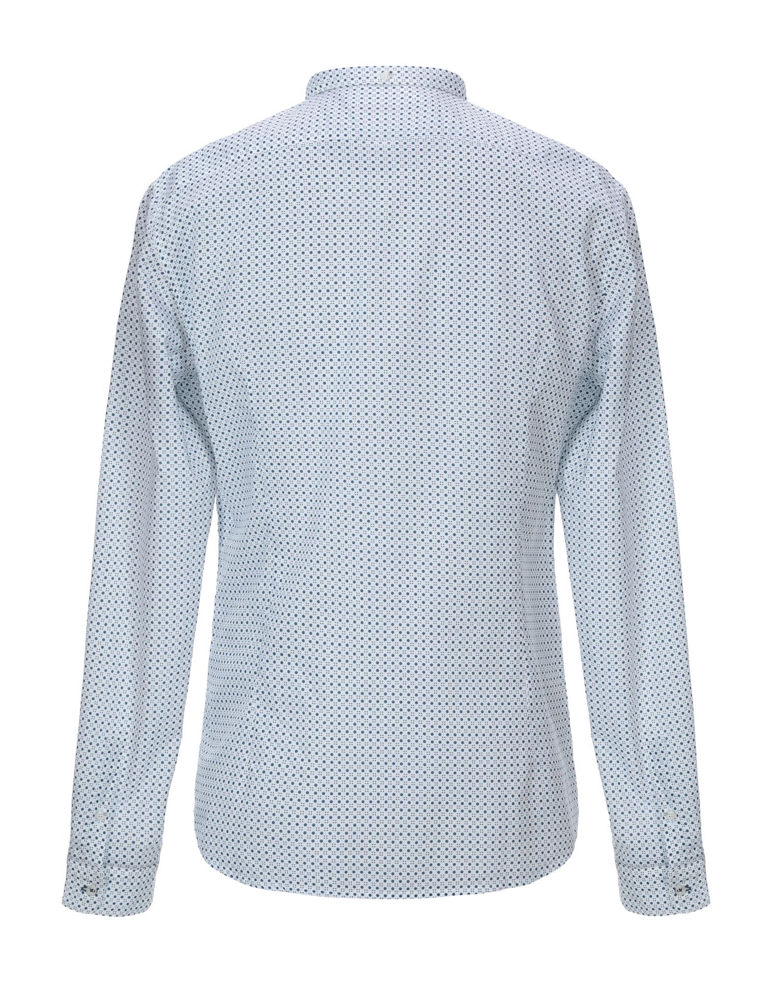 plain weave, no appliqu�s, polka dots, front closure, button closing, long sleeves, buttoned cuffs, classic neckline, single chest pocket