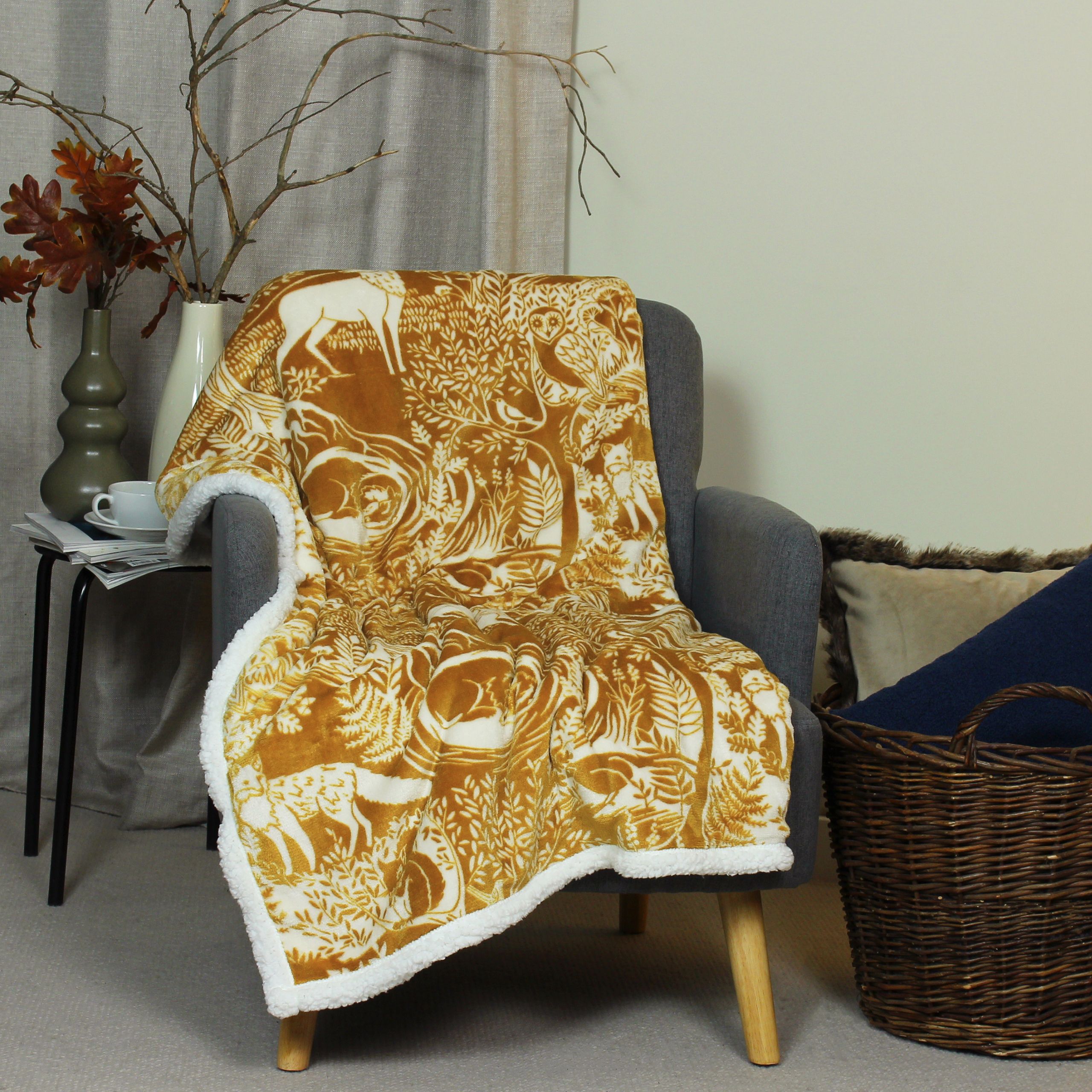 Stunning Winter Woods Reversible Duvet Cover Set