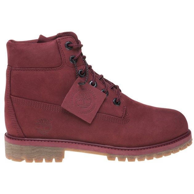 timberland 6 inch premium burgundy