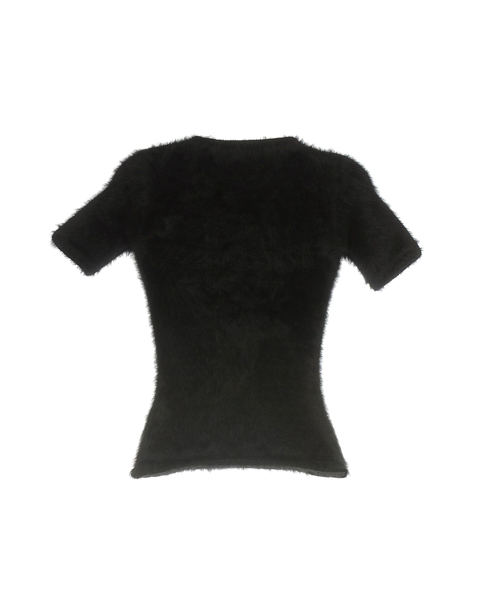 Dsquared2 Black Angora Short Sleeve Knit