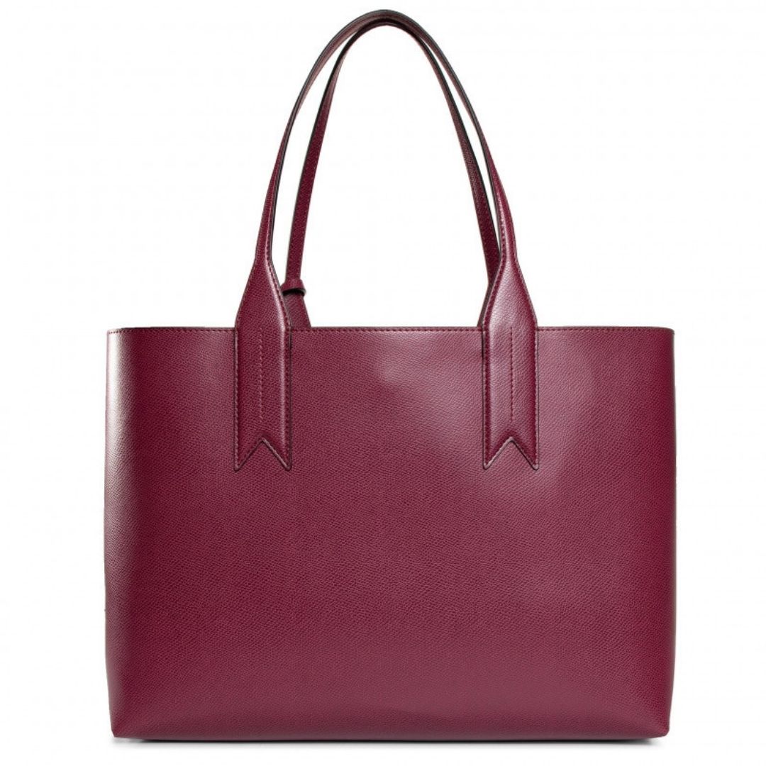 Emporio Armani Dark Red Shopping Bag