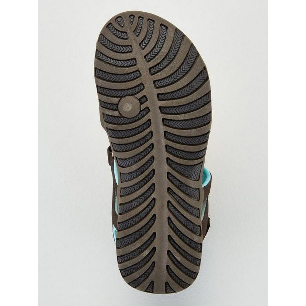 Active sandal. Fully lined upper with cushioning. Positive fit 3-point adjustment. Cushioned and moulded footbed. Durable traction outsole. Upper: PU/Textile, Midsole: Molded EVA, Outsole: TPR.