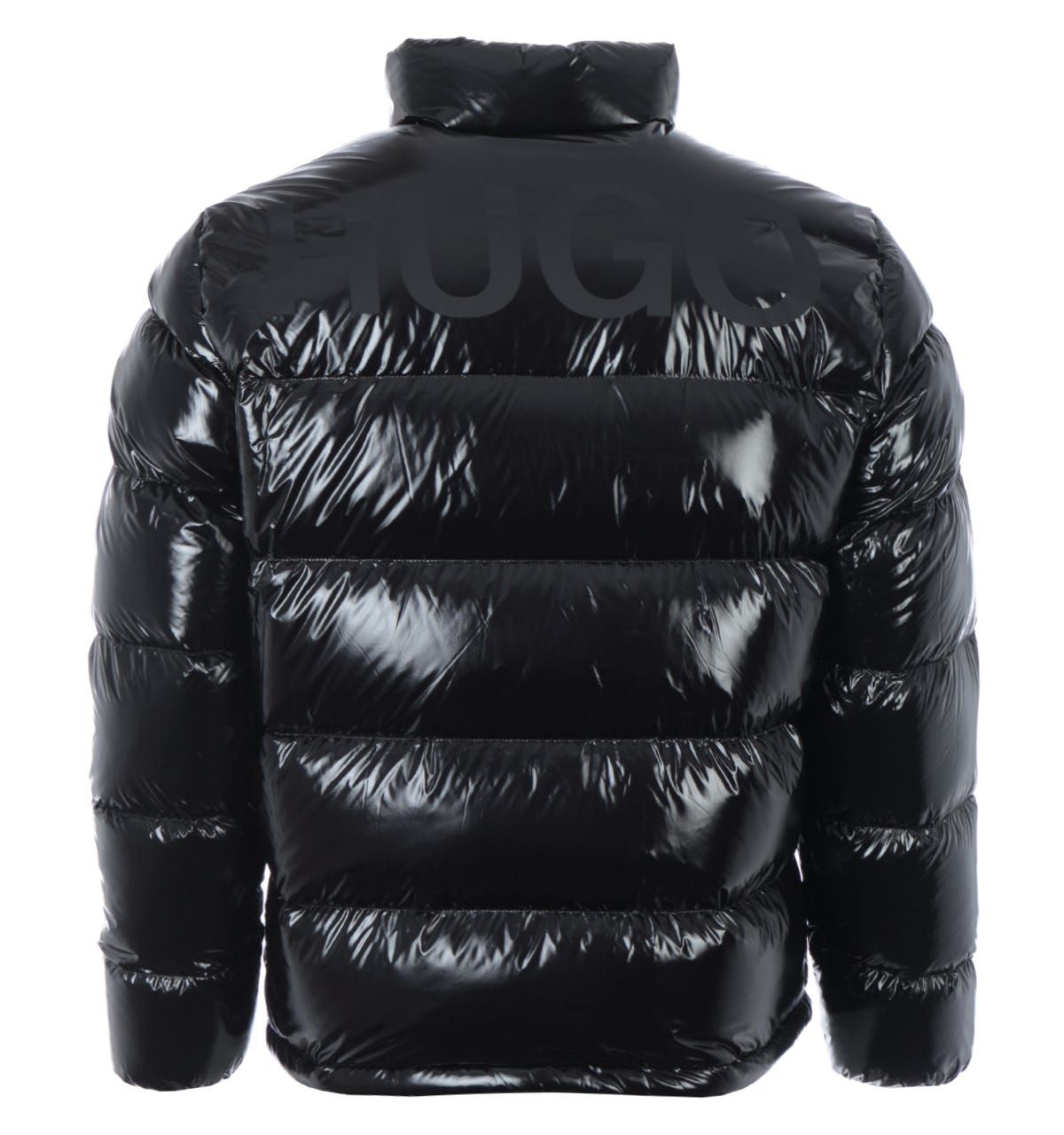 HUGO Biron Shiny Water Repellent Puffer Jacket - Black