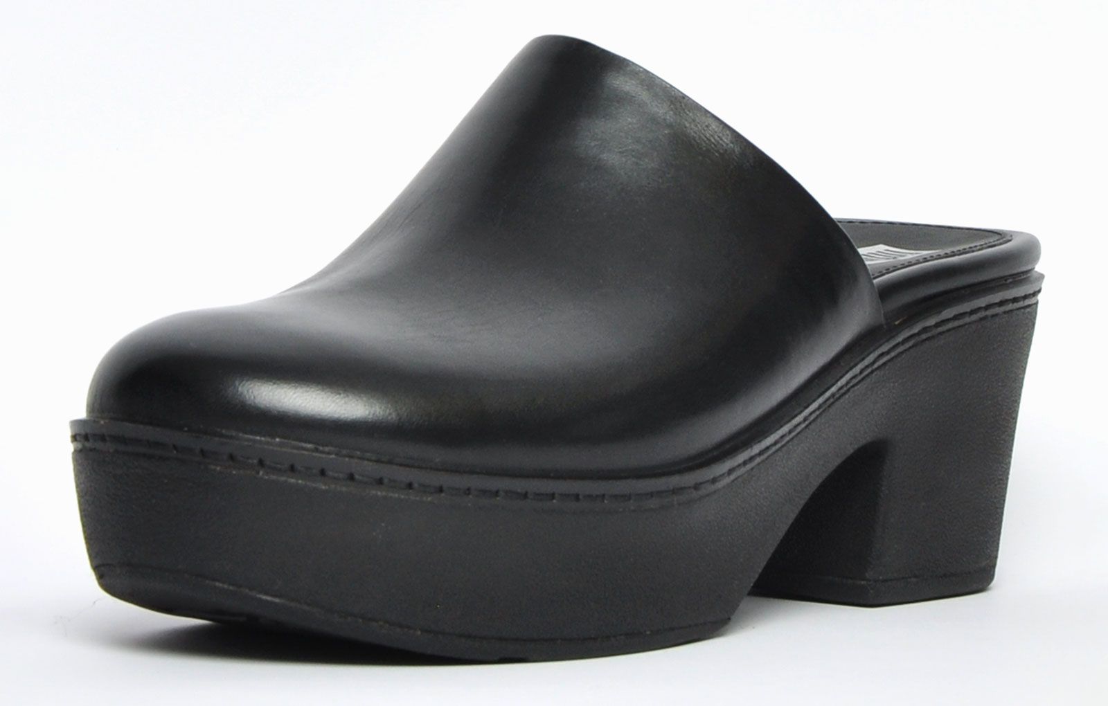 FitFlop Pilar Leather Mule Sandals Womens