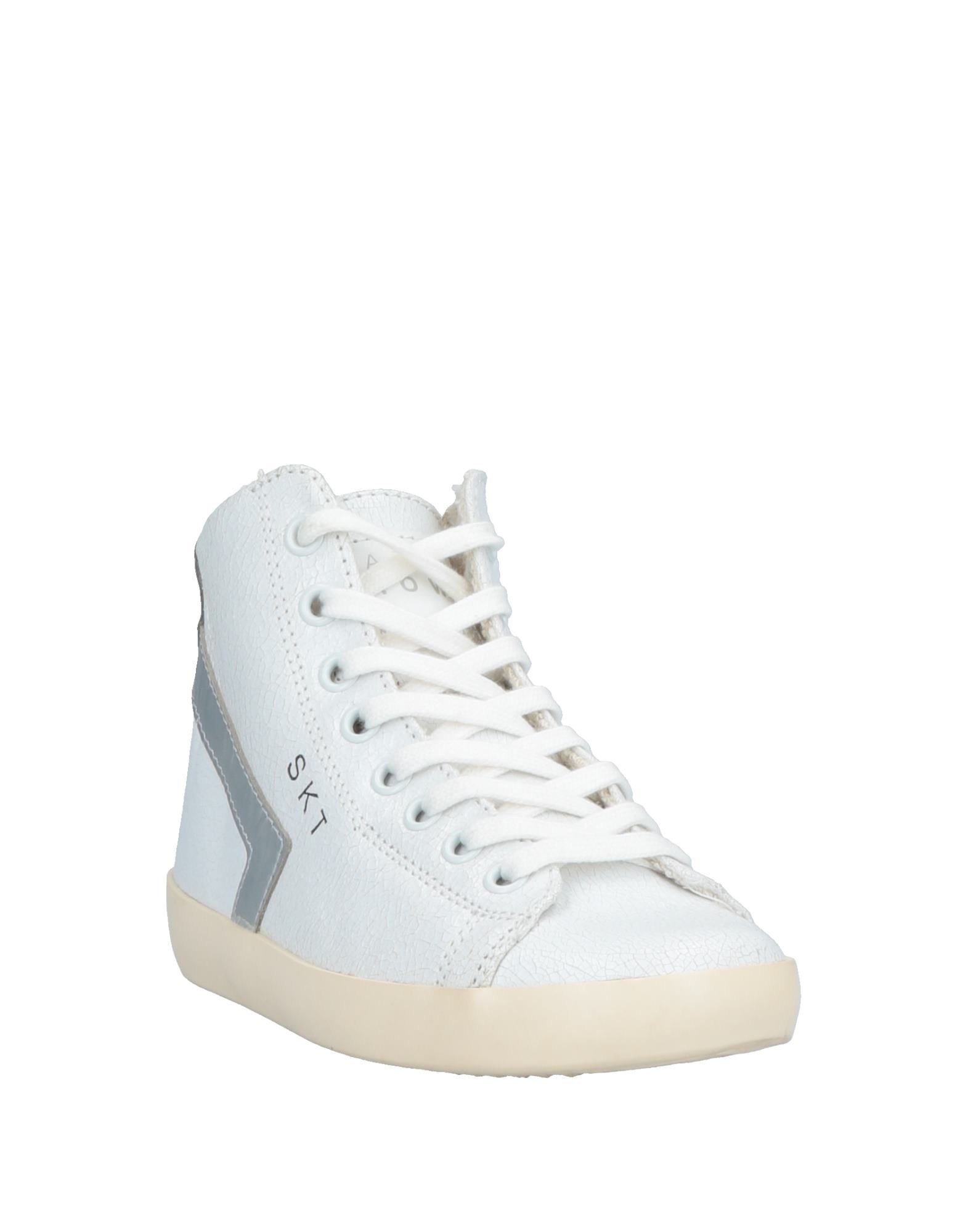 Leather Crown Boys' Trainers Leather in White