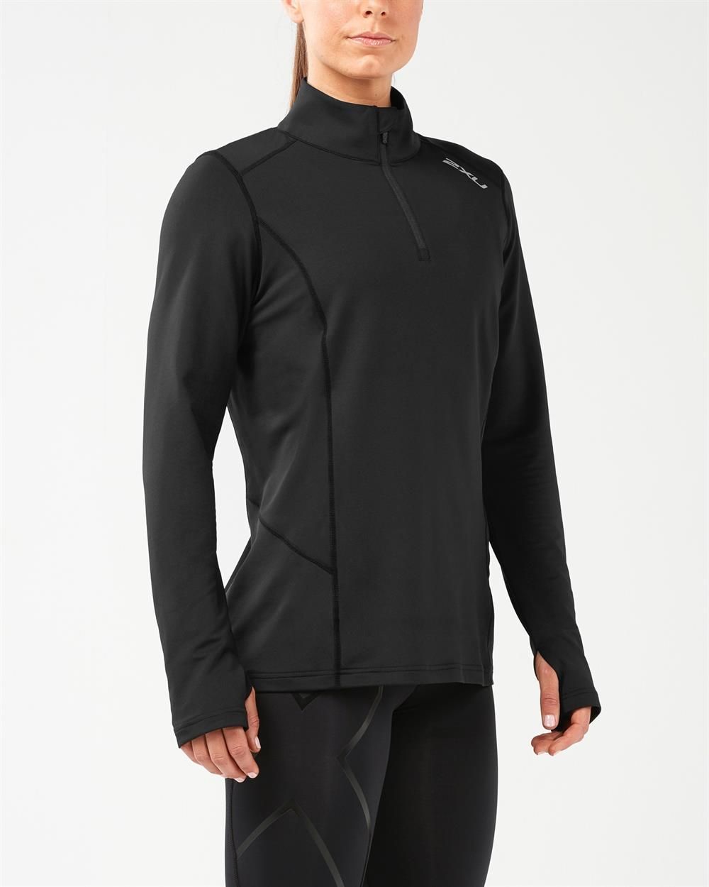 Xvent 1/4 Zip Long Sleeve Top Black, Jersey Shell, 100% Polyester, Mesh Vapor Stretch, 88% Polyester / 12% Spandex 120gsm, Designed For Our Core Run Consumer, The Xvent 1/4 Zip Top Offers, Excellent Breathability And Moisture Control, Perfect For Race Day, Or Training,