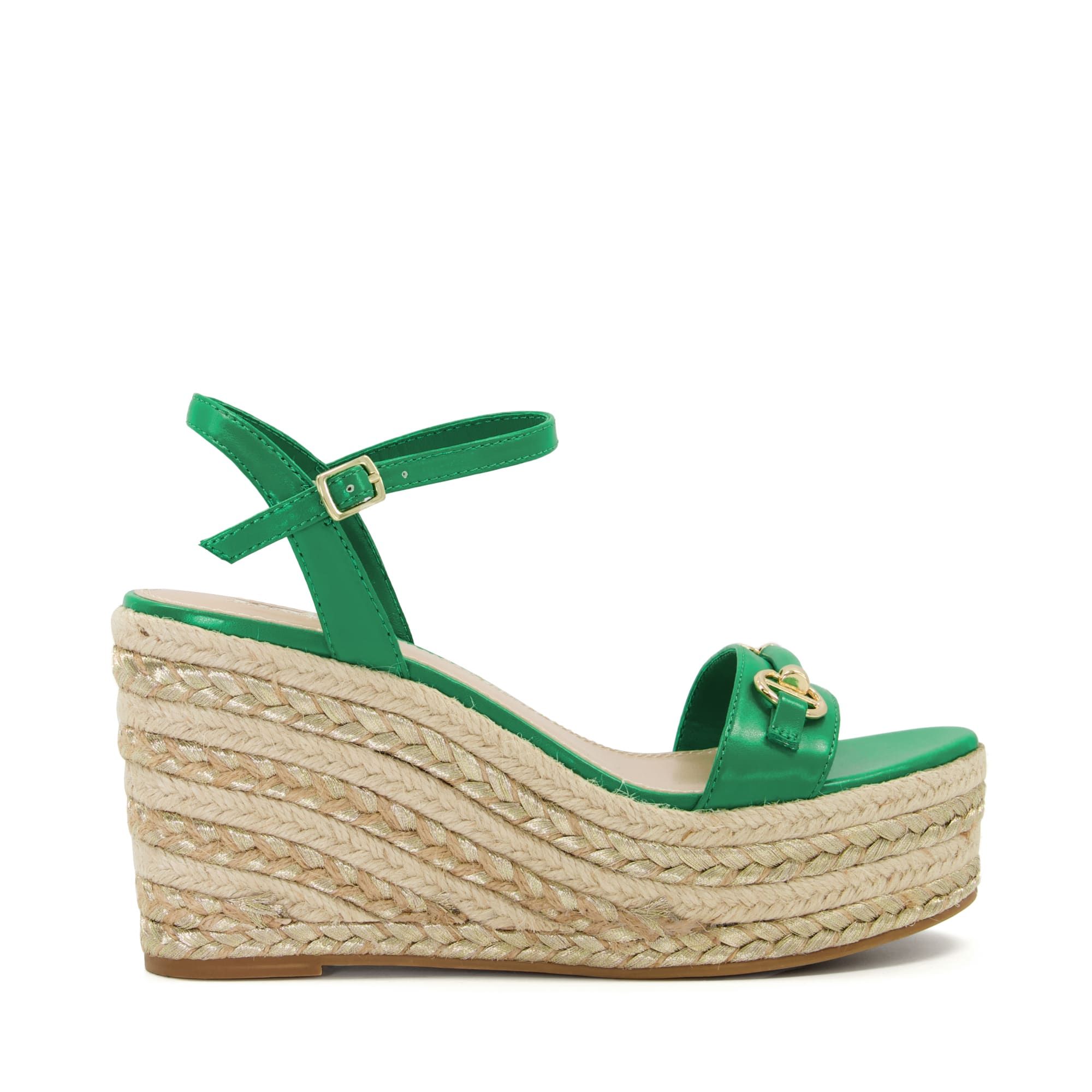 Our Kiss wedge sandals boast boho-luxe appeal. Crafted in-house, they rest on a high woven wedge