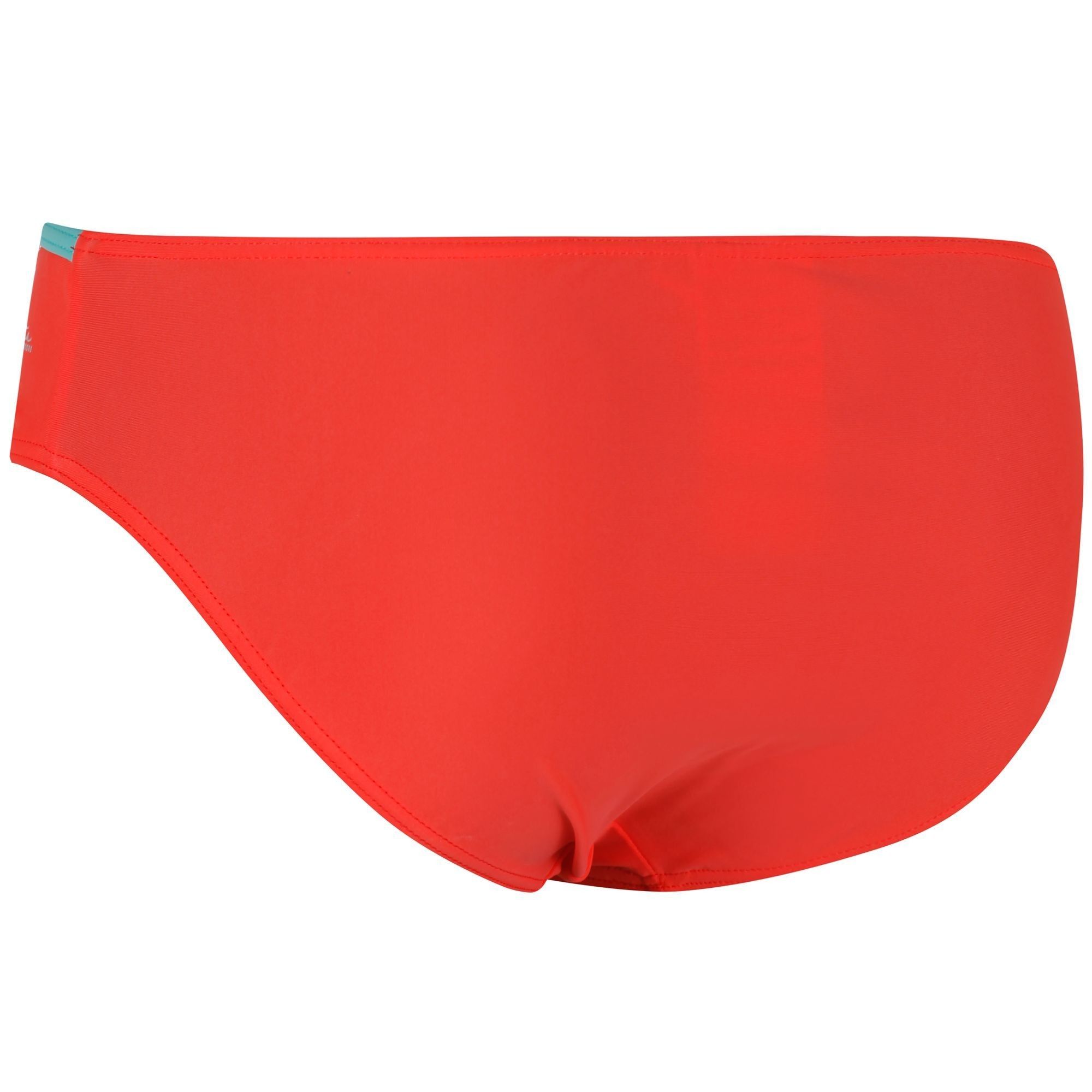 82% polyamide, 18% elastane. Mix and match your favourite styles from the Regatta Aceana Collection to create your perfect two-piece swimsuit. The Aceana Bikini Brief is made of soft-touch stretch fabric cut with a flattering high leg and ruching details around the side. With a small Regatta tab on the left hip. Regatta Womens sizing (waist approx): 6 (23in/58cm), 8 (25in/63cm), 10 (27in/68cm), 12 (29in/74cm), 14 (31in/79cm), 16 (33in/84cm), 18 (36in/91cm), 20 (38in/96cm), 22 (41in/104cm), 24 (43in/109cm), 26 (45in/114cm), 28 (47in/119cm), 30 (49in/124cm), 32 (51in/129cm), 34 (53in/135cm), 36 (55in/140cm).