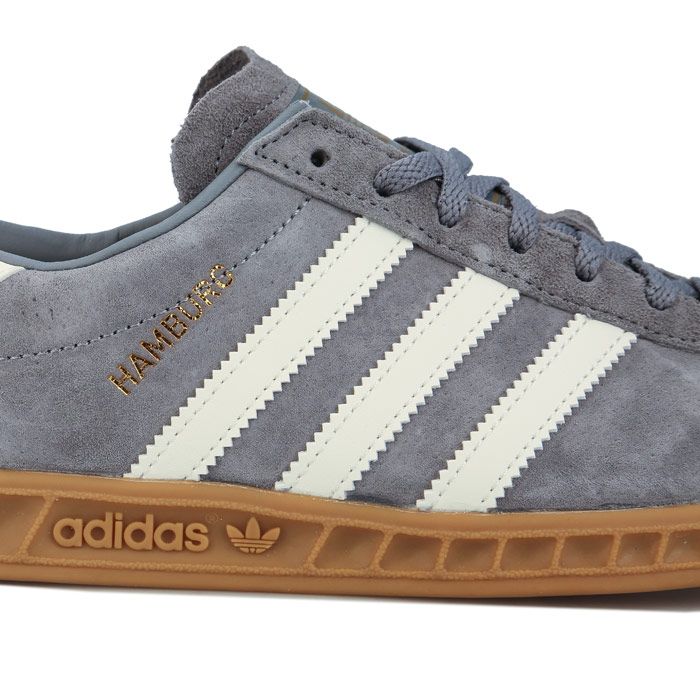 Men's adidas Originals Hamburg Trainers in Grey