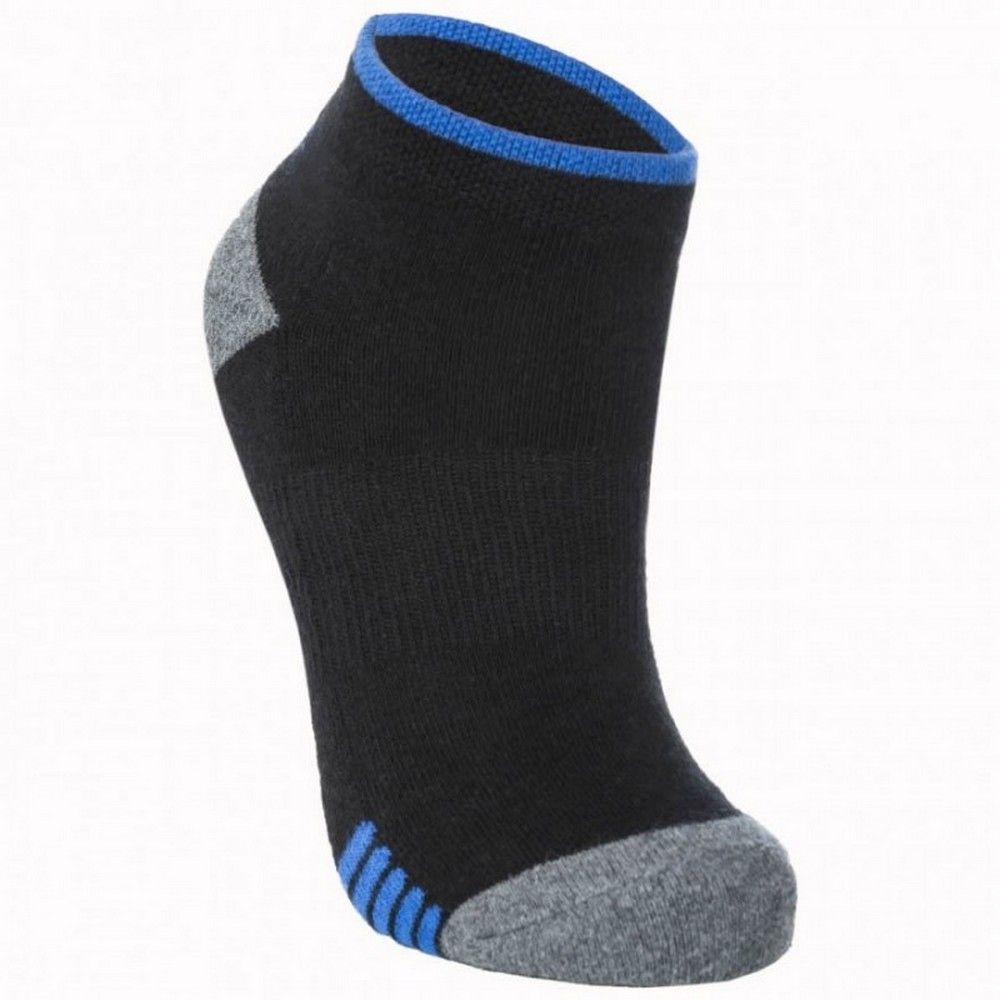 Mens trainer socks. Pack of 2 pairs. Insect repellent finish. HHL technology. Materials: 80% Cotton/ 18% Polyester/ 2% Elastane.