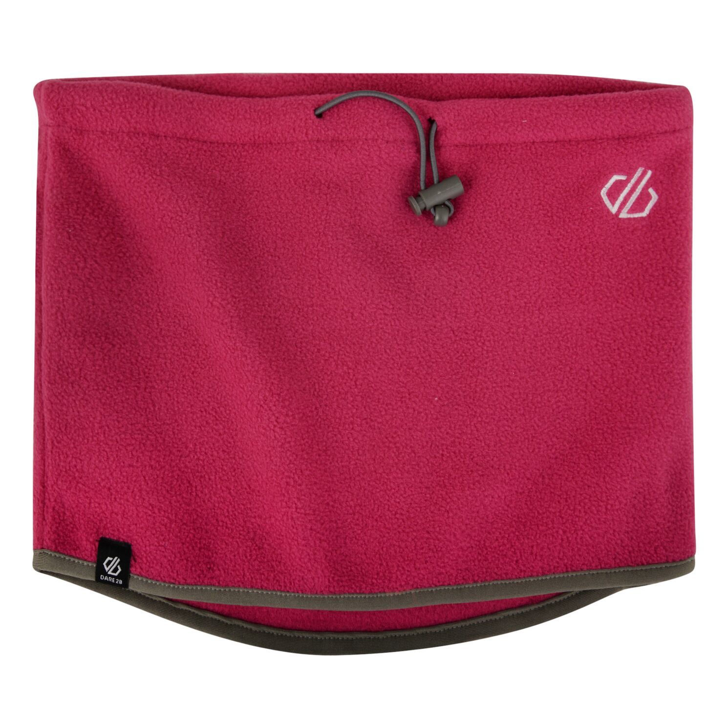 Material: polyester: 100%. 100% polyester microfleece. Adjustable shockcord top and fastening. Stretch binding at hem.