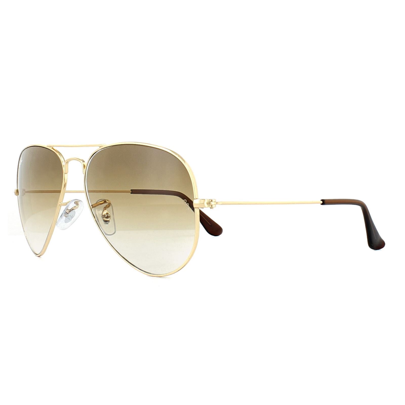 Ray-Ban Sunglasses Aviator 3025 001/51 Gold Brown Shade