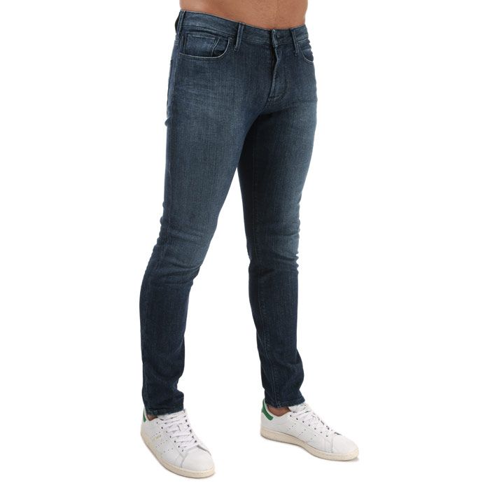 armani j06 slim fit jeans grey