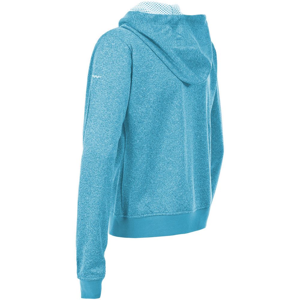 Womens full zip up fleece. Jacquard fleece. Adjustable grown on hood. Front pouch pockets. Ribbed cuffs and hem. Contrast hood cord ties. Airtrap. 265gsm. Material: 100% Polyester. Trespass Womens Chest Sizing (approx): XS/8 - 32in/81cm, S/10 - 34in/86cm, M/12 - 36in/91.4cm, L/14 - 38in/96.5cm, XL/16 - 40in/101.5cm, XXL/18 - 42in/106.5cm.