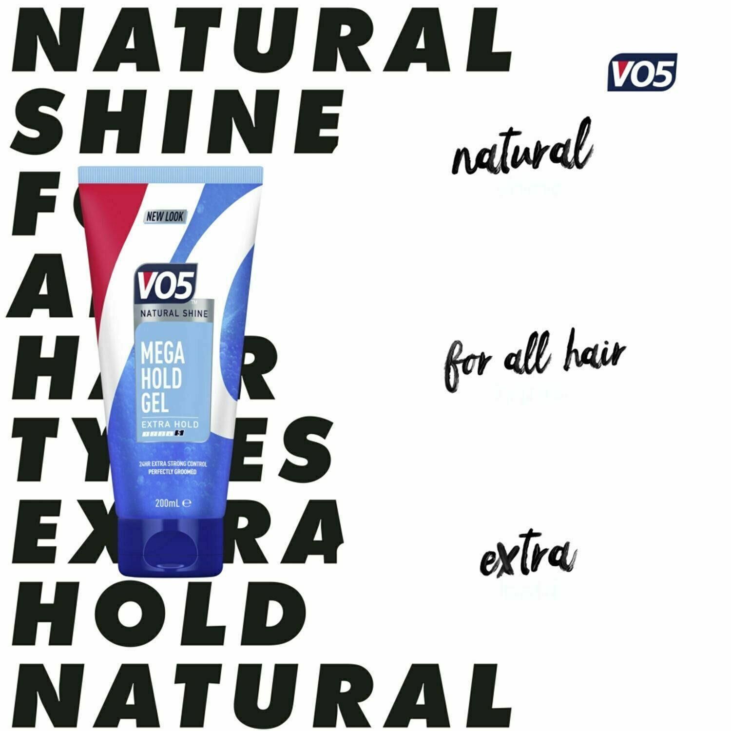 VO5 Mega Hold Styling Gel 200ml