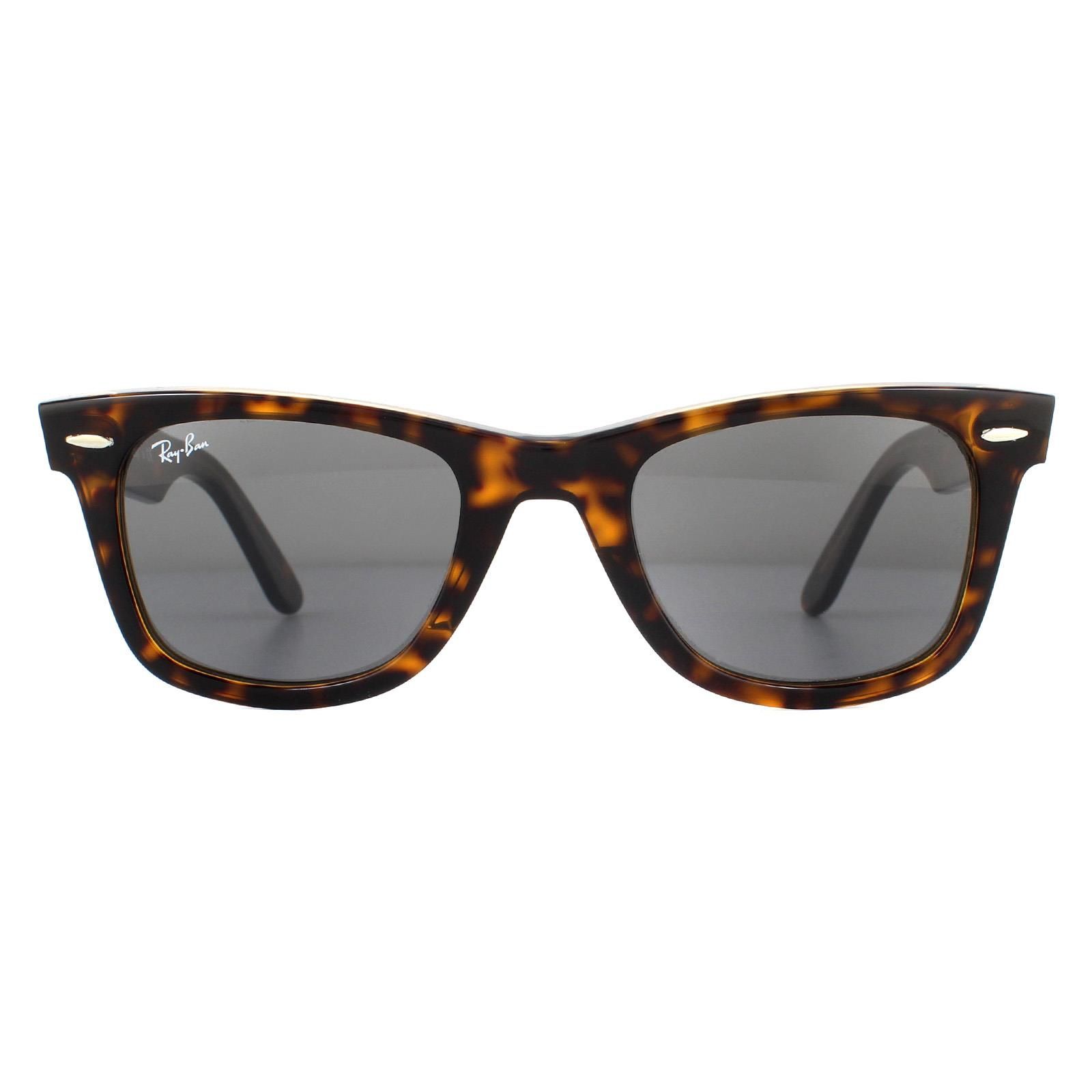 Ray-Ban Sunglasses Wayfarer 2140 1292B1 Tortoise Dark Grey Classic
