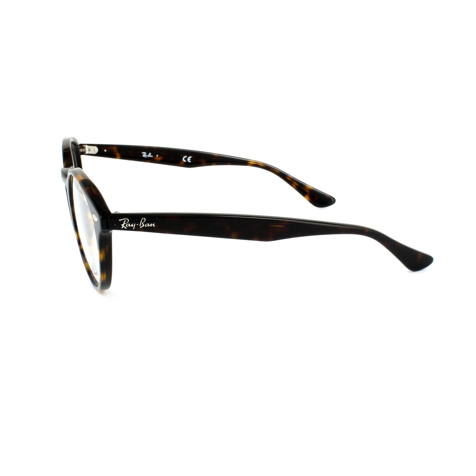 Ray-Ban Glasses Frames 2180V 2012 Dark Havana is a Ray-Ban take on the classic round, which has the typical Ray-Ban diamond shaped rivet front details, wayfarer sleekly shaped arms and silver Ray-Ban logo. The round shape is hugely popular and bang on trend again!