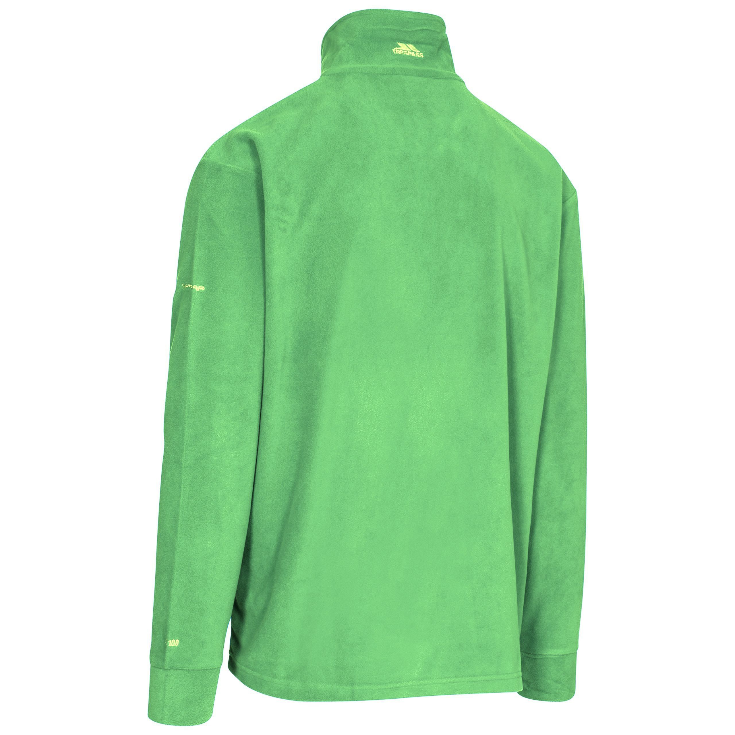 Childrens microfleece top. 130gsm Airtrap fleece build to trap and hold onto body heat. 1/2 zip neck. 100% Polyester Microfleece.