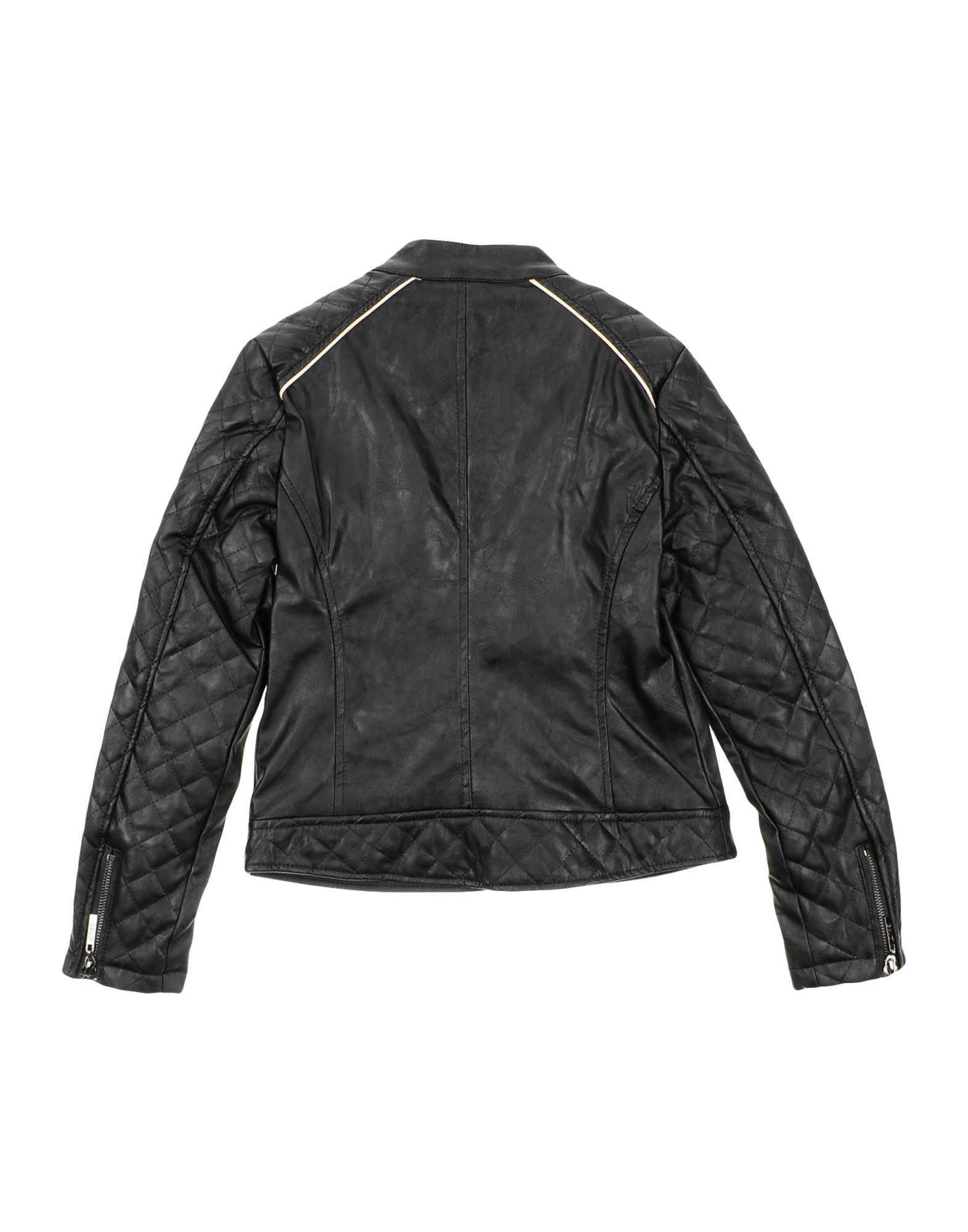 faux leather, quilted, no appliqu�s, solid colour, single-breasted , zip, mandarin collar, multipockets, pocket with zip, long sleeves, zipped cuffs, padded inner, wash at 30� c, do not dry clean, do not iron, do not bleach, do not tumble dry, biker style, small sized