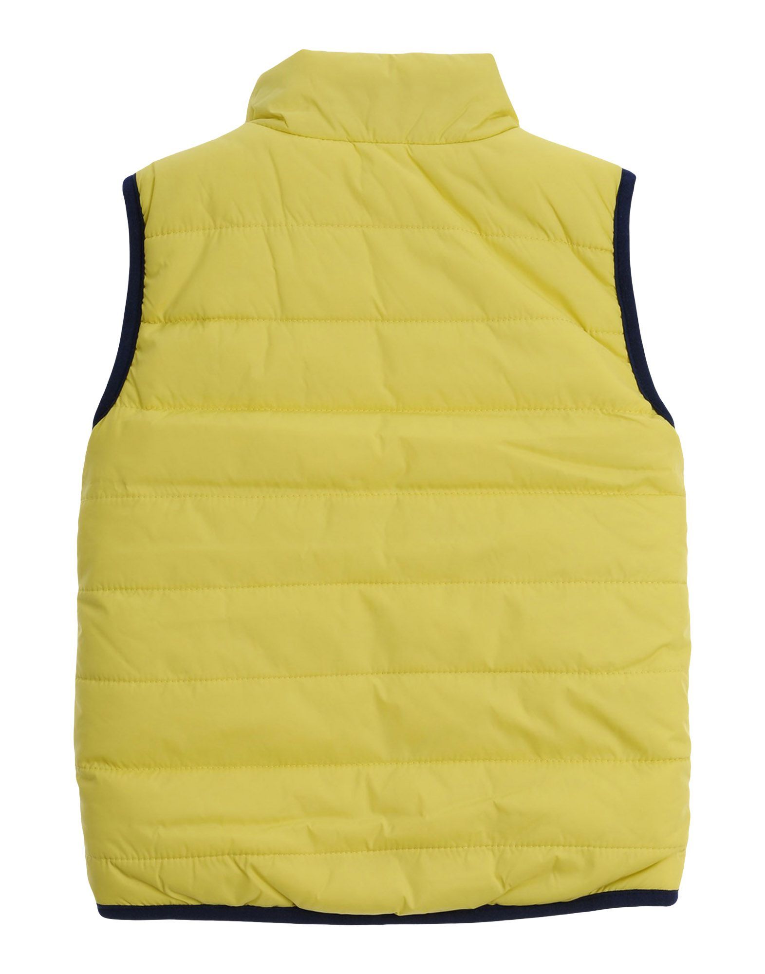 techno fabric, logo, basic solid colour, single-breasted , zip, turtleneck, multipockets, sleeveless, padded inner, wash at 30� c, do not dry clean, do not iron, do not bleach, do not tumble dry, gilet