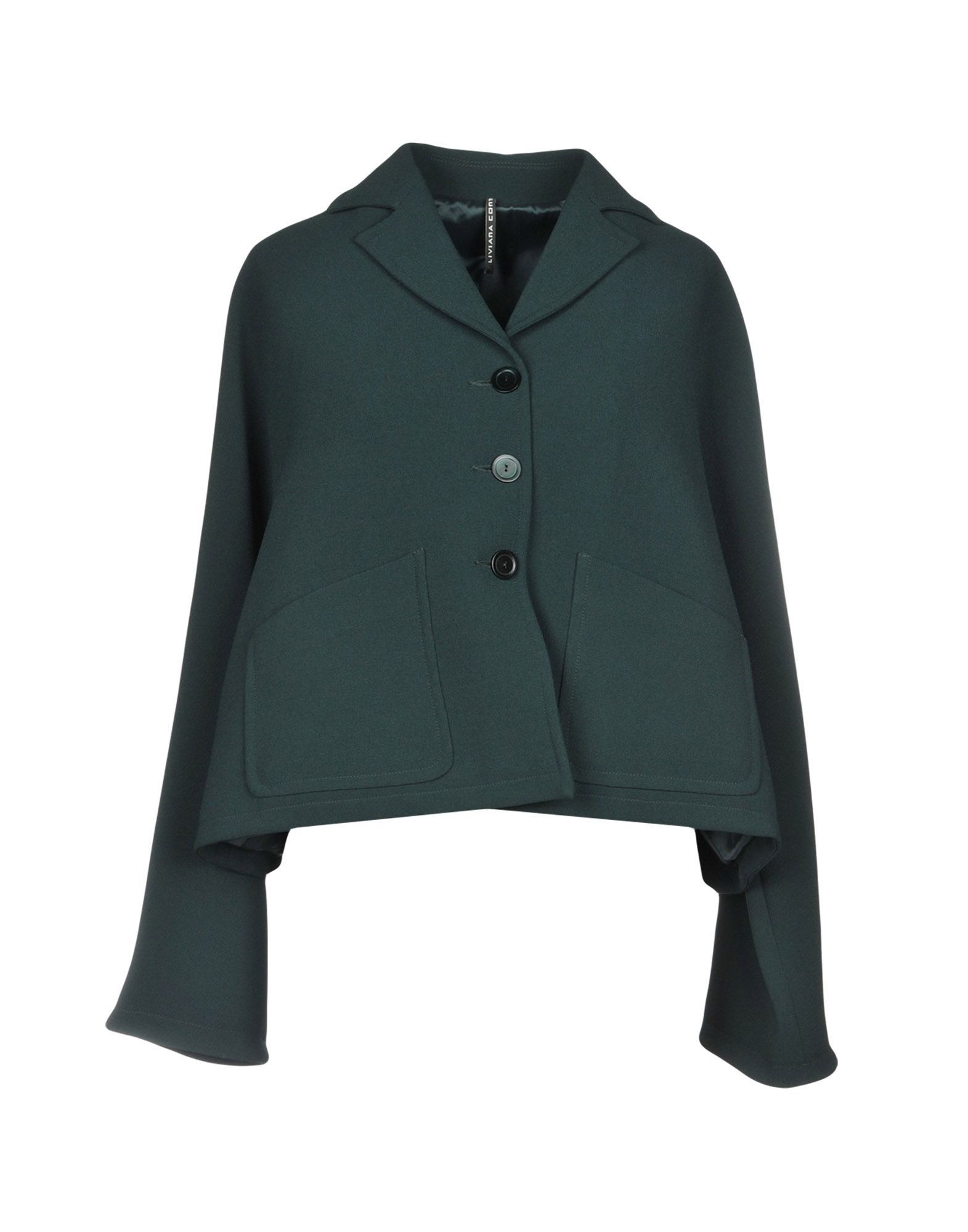 crepe, no appliqu�s, basic solid colour, multipockets, 3 buttons, lapel collar, single-breasted , long sleeves, fully lined, single-breasted jacket