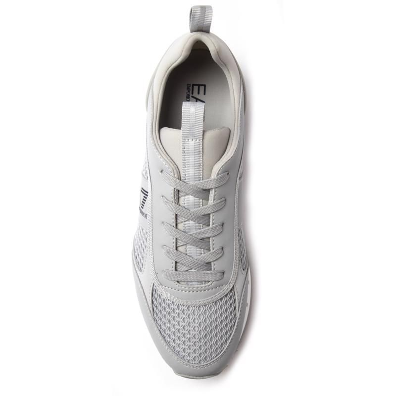 Men's Emporio Armani EA7 B&M Laces Trainers in Grey