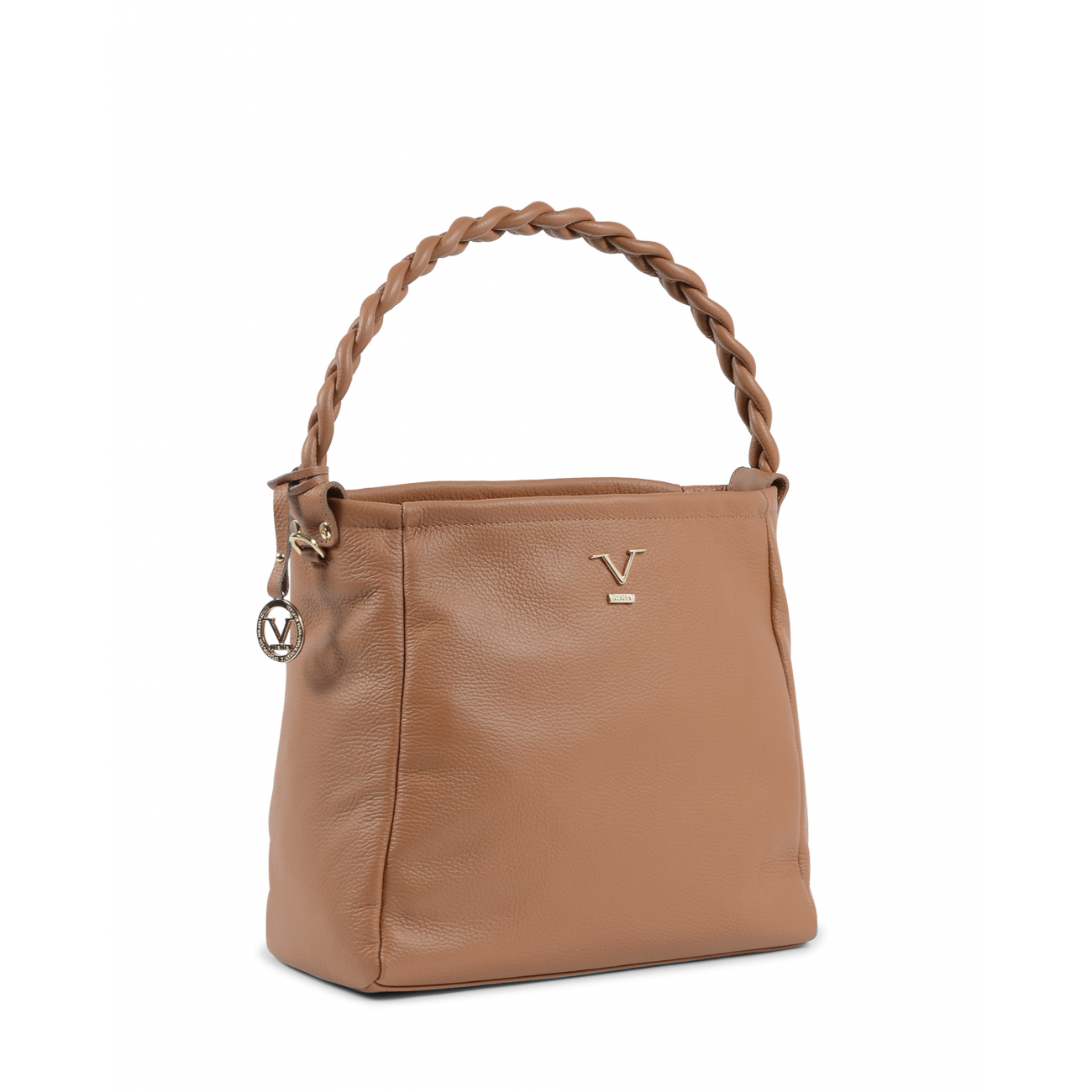 By: 19V69 Italia- Details: VE1633 DOLLARO CUOIO- Color: Tan - Composition: 100% LEATHER - Measures: 33x30x16 cm - Made: ITALY - Season: All Seasons