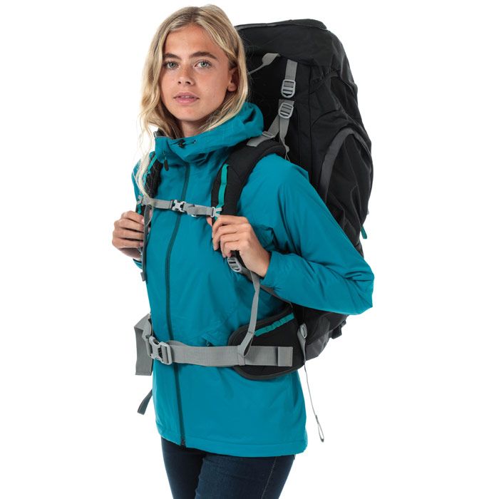 Berghaus Trailhead 60 Rucksack in dark grey - black.  <BR><BR>- BIOFIT™ back system allows you to quickly and simply adjust the length of the rucksack to fit your back depending perfectly on your size or the load you are carrying.<BR>- Adjustable top tension straps  pre-curved hip belt and BIOFIT™ system provides tailored support.  <BR>- Drawcord closure at main compartment.<BR>- Base compartment bivy divider allows you to keep wet and dry gear separate.  <BR>- Multi-pocket construction including side pockets  top lid pockets  bottle pockets and multiple attachment points for all your gear.<BR>- Hydration system compatible.  <BR>- Walking pole attachment points.  <BR>- Raincover offers additional protection from the elements.<BR>- 60 litre capacity.<BR>- Dimensions: Height 77cm  Width 44cm  Depth 30cm approximately.<BR>- Ref: 421586Z51<BR><BR>Measurements are intended for guidance only.