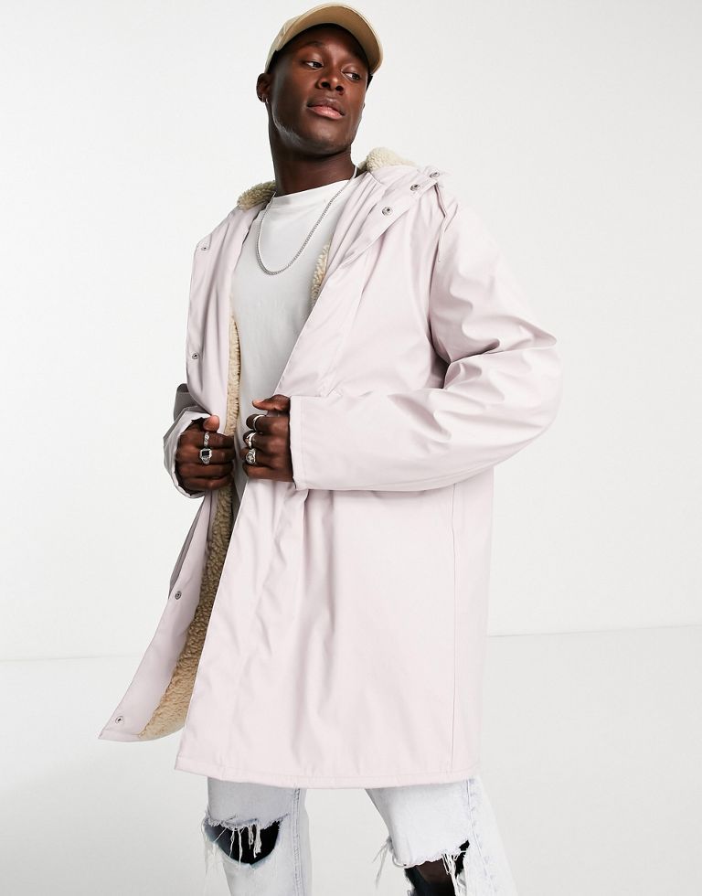 Jackets & Coats by ASOS DESIGN Low-key layering Drawstring hood High collar Zip and press-stud fastening Side pockets Regular fit Sold by Asos
