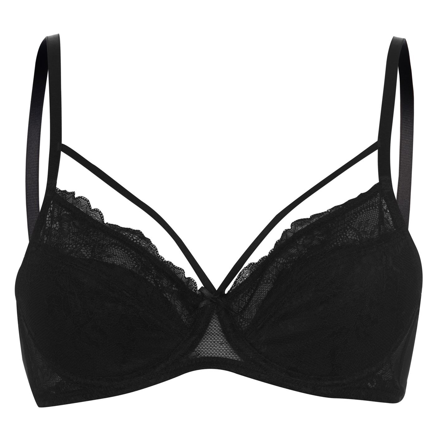 <strong> Firetrap Strap Bra Ladies </strong><br><br> This Firetrap Strap Bra is crafted with thin spaghetti straps and clip fastening to the back. It features lace detailing and is a lightweight construction. This bra is a block colour design and is complete with Firetrap branding. <br>> Bra<br>> Thin spaghetti straps<br>> Clip fastening to back<br>> Lace detailing<br>> Lightweight<br>> Block colour<br>> Firetrap branding<br>> 54% polyamide, 24% cotton, 16% polyester, 6% elastane<br>> Machine washable<br>> Keep away from fire
