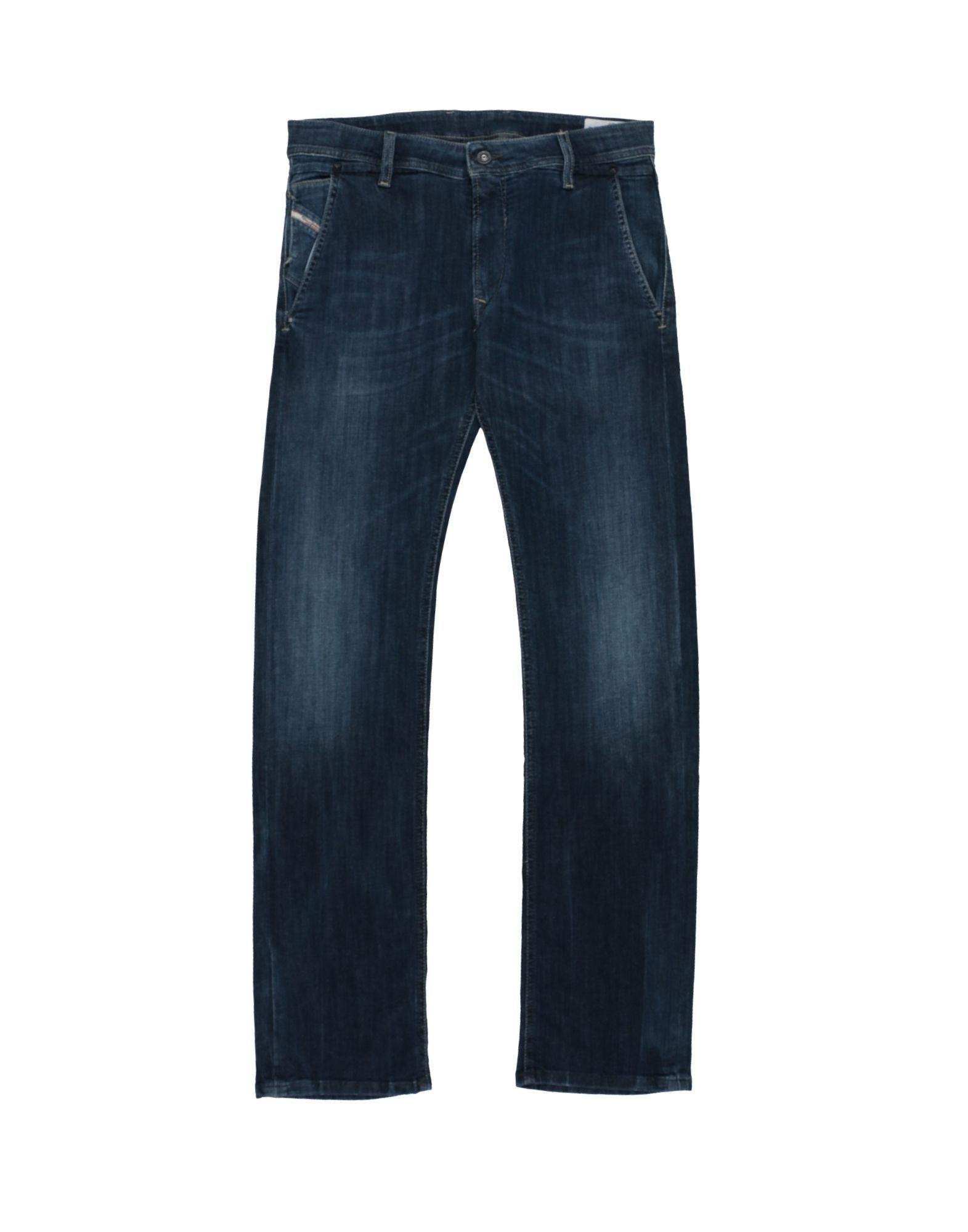 wash at 30� c, do not dry clean, do not iron, do not bleach, do not tumble dry, denim, logo, solid colour, dark wash, mid rise, button, zip, multipockets, contains non-textile parts of animal origin, boot cut