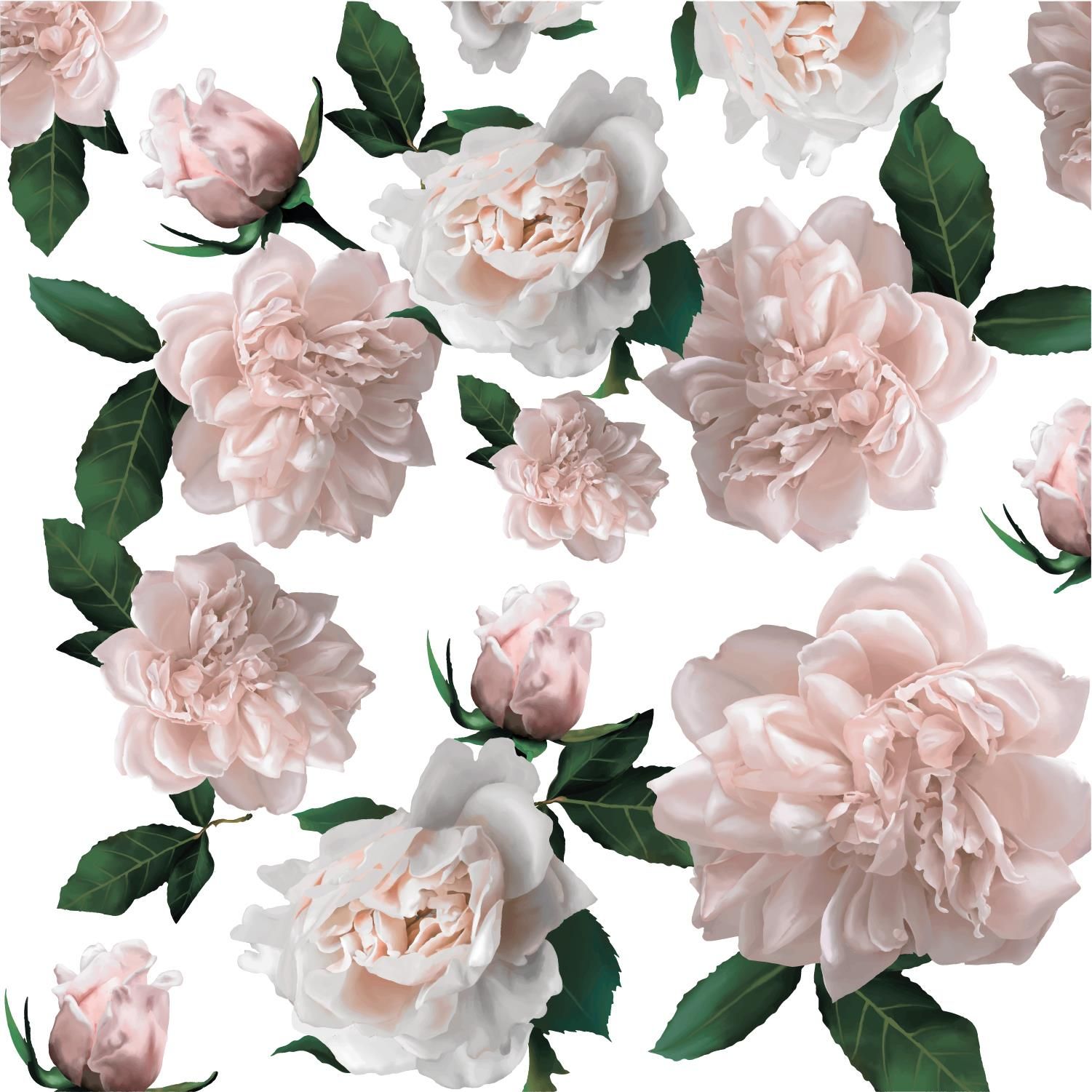 - Add glamour and a warm touch to your rooms with our Oversized Classic Roses stickers set! 
- This product is easy to apply and easily removable using hair dryer. 
- If applied on wallpaper the sticker will NOT be REMOVABLE.Can be applied on laminated surfaces. 
- Please note that every effort is made to the illustration of our items accurately, however the colour may differ slightly when the product is applied on the mirror (due to the sunlight) and wall colour surfaces but might cause damage when removed. 
- The package contains 1 sheet of 60 x 90 cm containing 12 stickers.