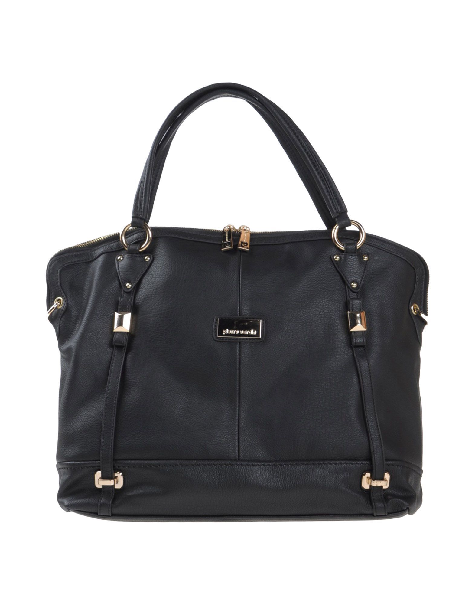 Pierre Cardin Black Faux Leather Shopper Bag