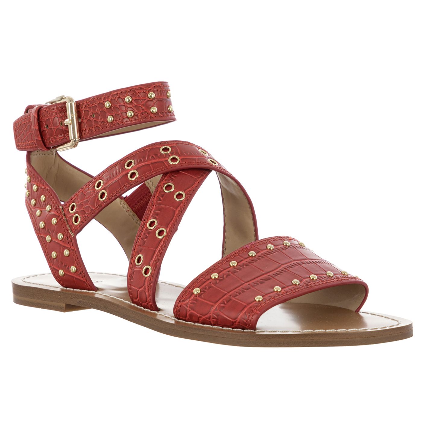 Guess FL6CV2PEL03-RED-40 Deze trendy en comfortabele sandalen zijn ideaal voor de zomer.