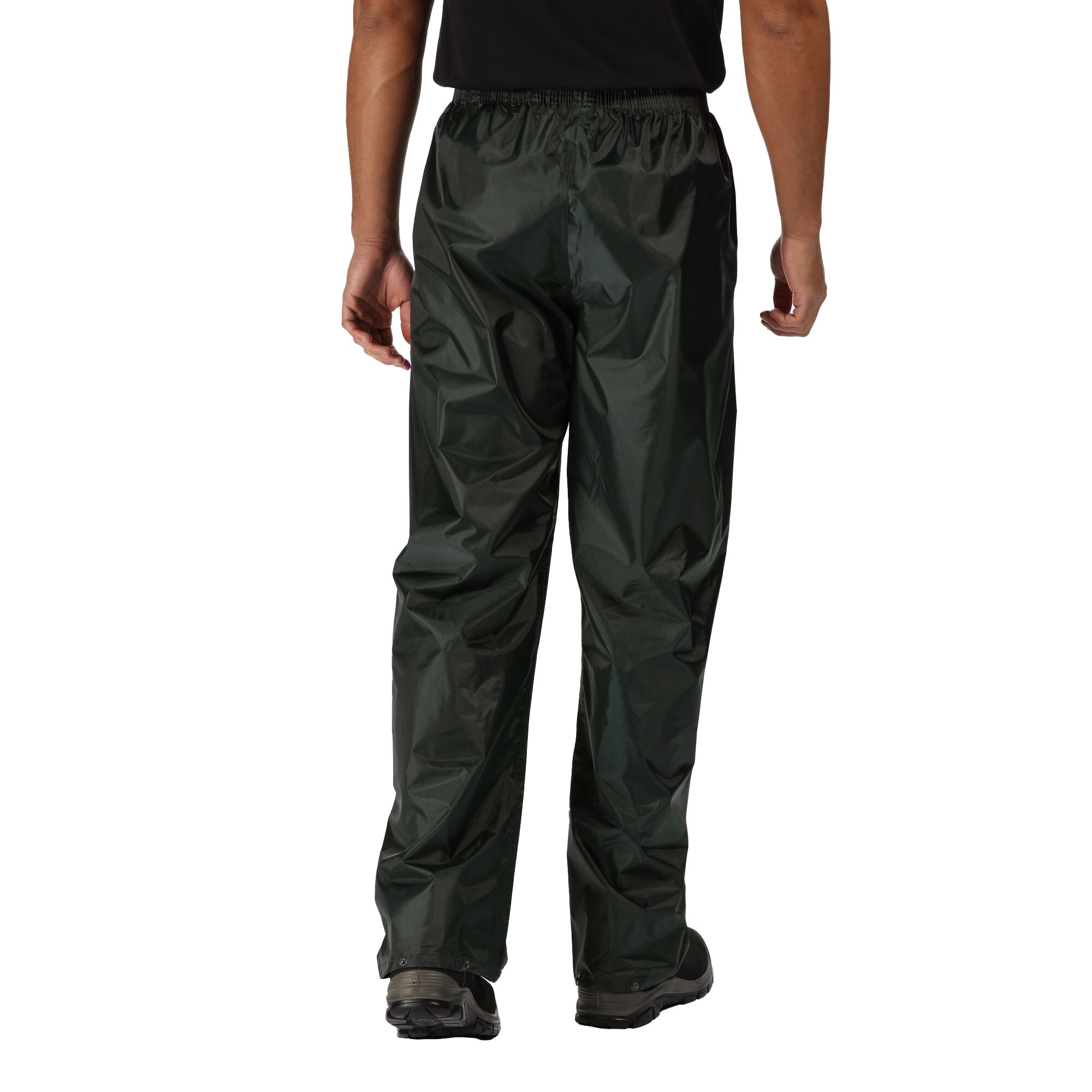 100% Hydrafort 5000 polyester. Mens overtrousers. Windproof fabric. Taped seams. Elasticated waist. Press studs at hem. 2 side pocket openings. Regatta Professional Mens sizing (waist approx): XS (28-30in/71-76cm), S (32in/81cm), M (33-34in/84-86cm), L (36in/92cm), XL (38-40in/97-102cm), XXL (42-44in/107-122cm), XXXL (46-48in/117-122cm), XXXXL (50-52in/127-132cm).