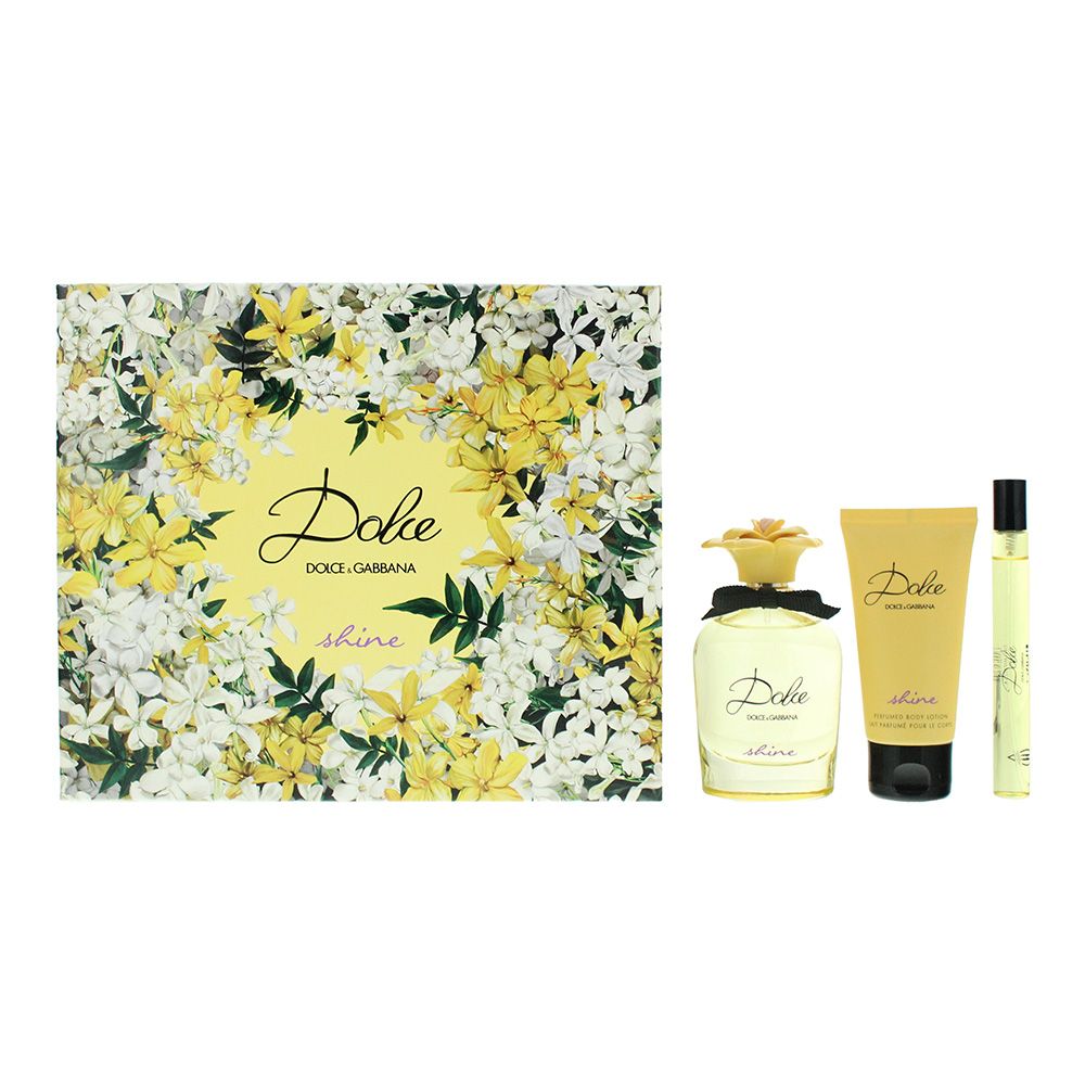 Dolce & Gabbana - Dolce Shine Eau de Parfum 75ml, EDP 10ml & Body Lotion  50ml