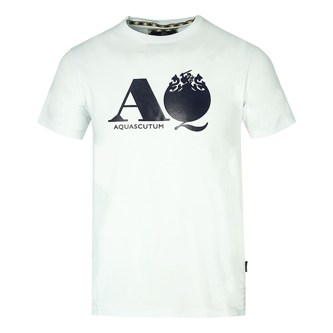 Aquascutum AQ Logo White T-Shirt 